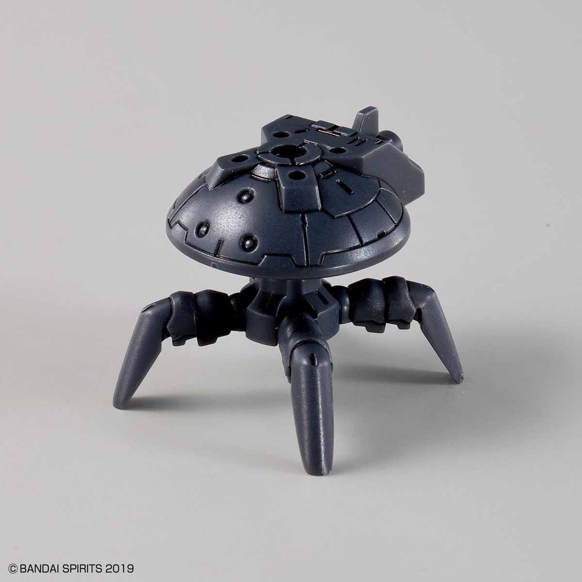 Black model kit on a gray background with Bandai Spirits logo.