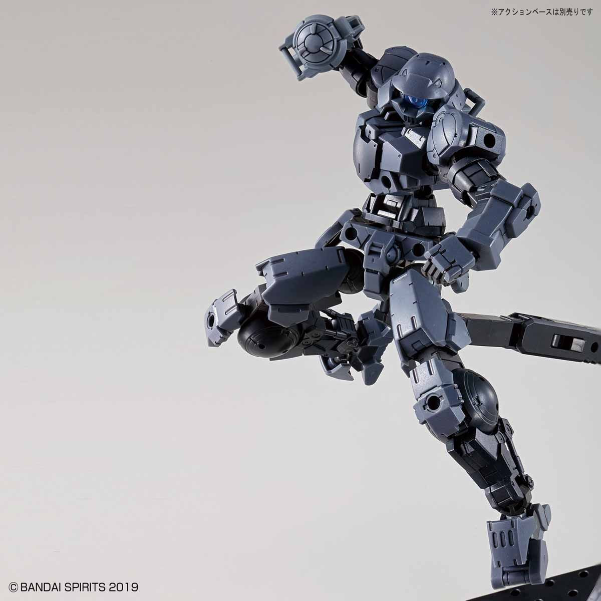 Mechanical model kit on a light gray background with Bandai Spirits logo.