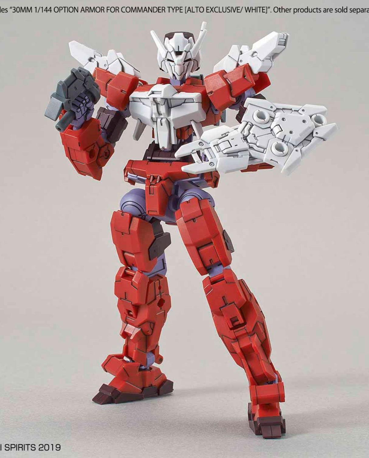 30mm Option Armor Commander Type Alto X White 1/144