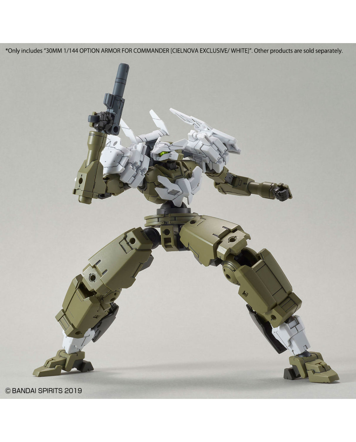 30MM Option Armor for Commander Cielnova Exclusive White