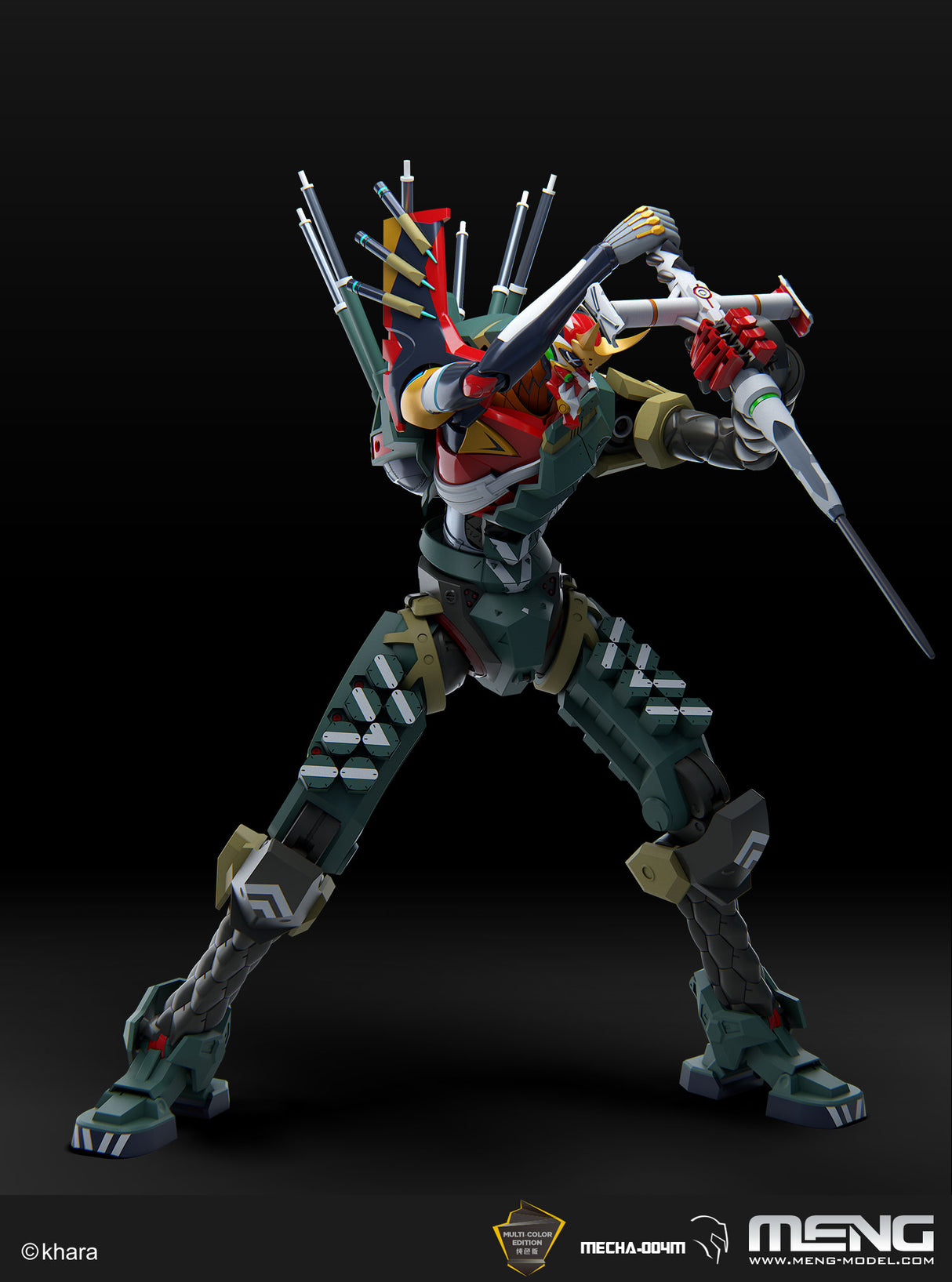 Meng Model - The Reborn Evangelion Production Model-New 02α