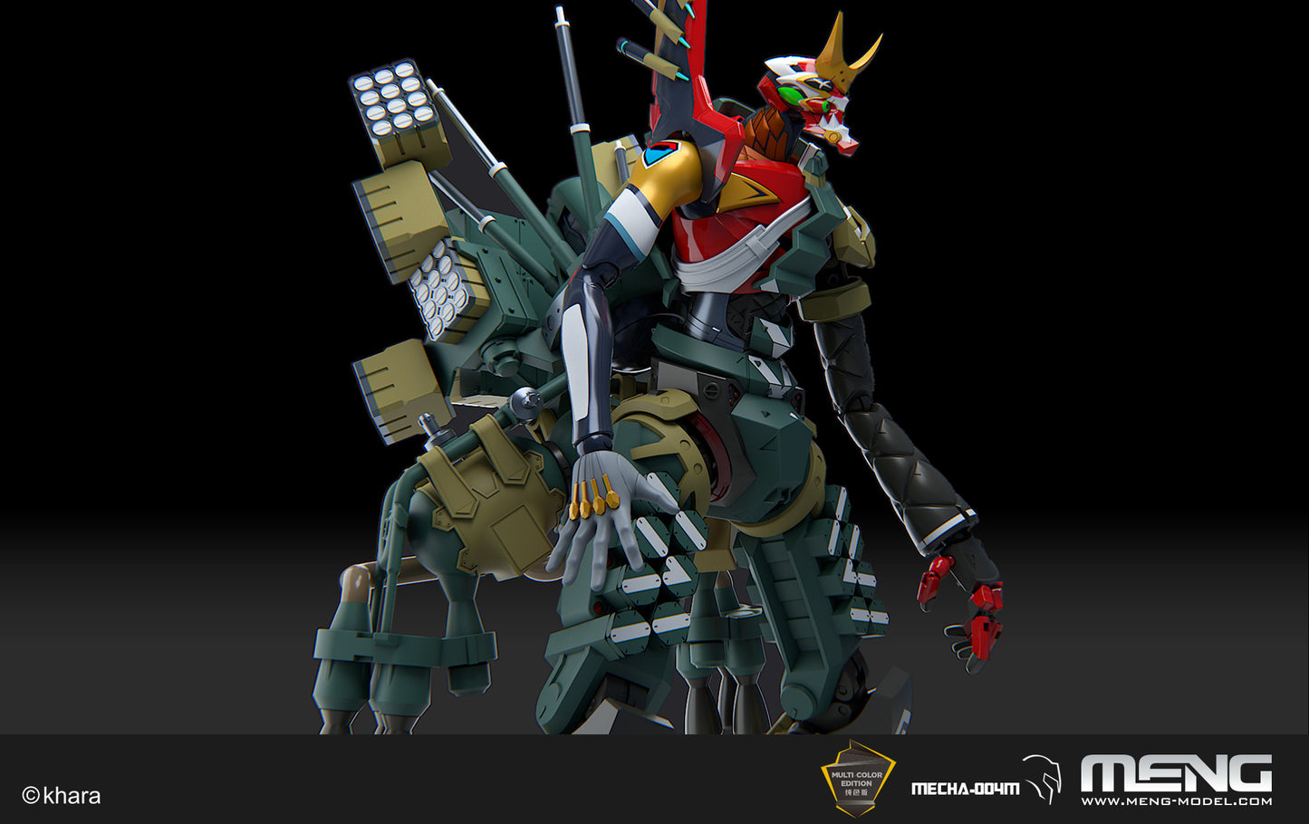 Meng Model - The Reborn Evangelion Production Model-New 02α