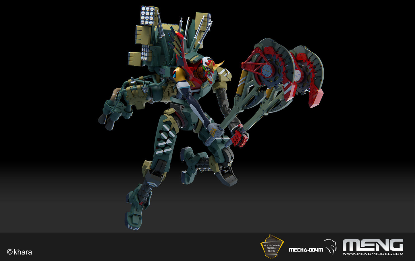 Meng Model - The Reborn Evangelion Production Model-New 02α