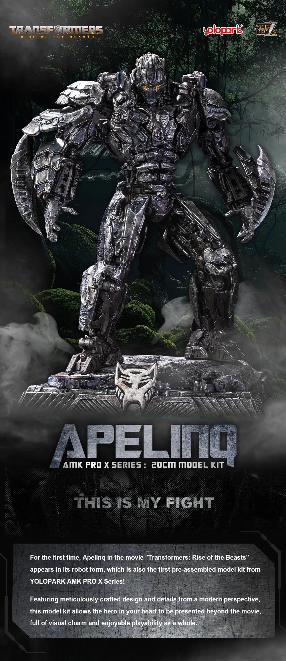 Transformers rise of the Beasts AMK Pro x Apelinq model kit