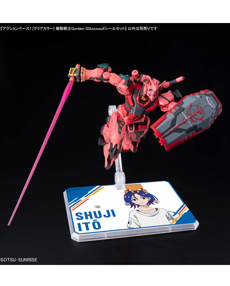 Action Base 7 Clear Color GquuuuuuX stickers set x 2