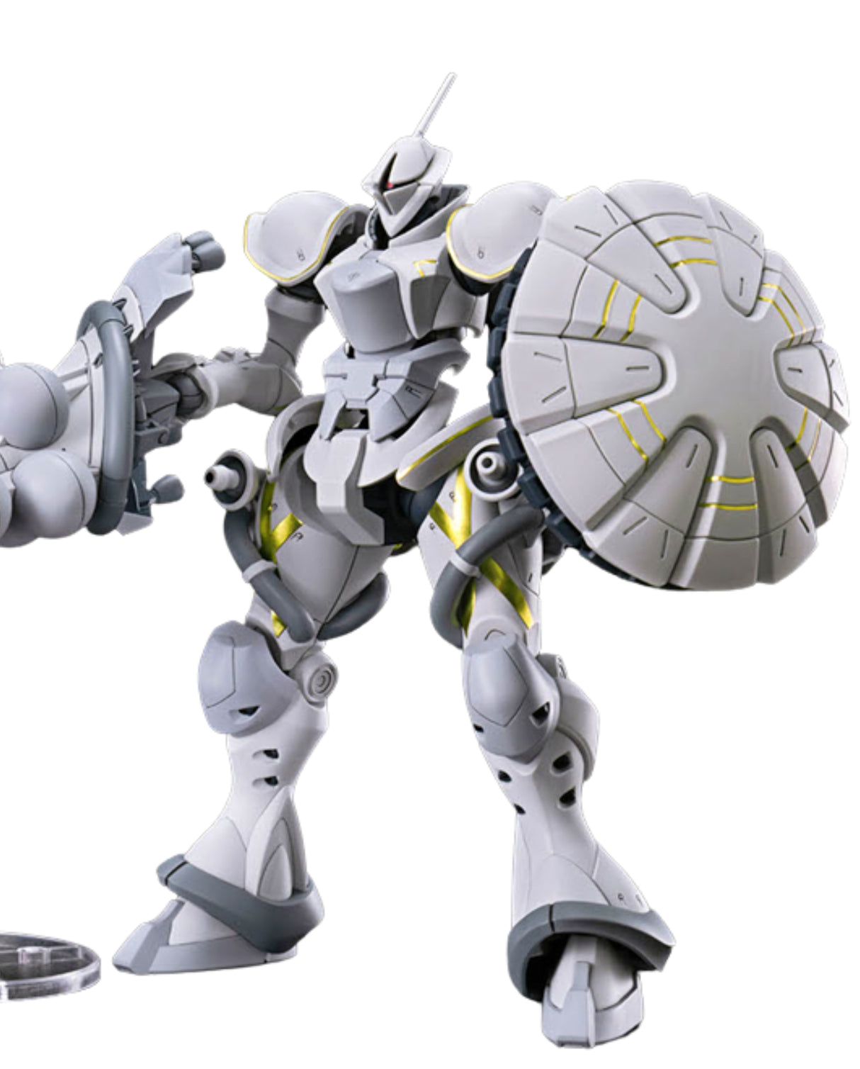 Mechanical robot model on a white background