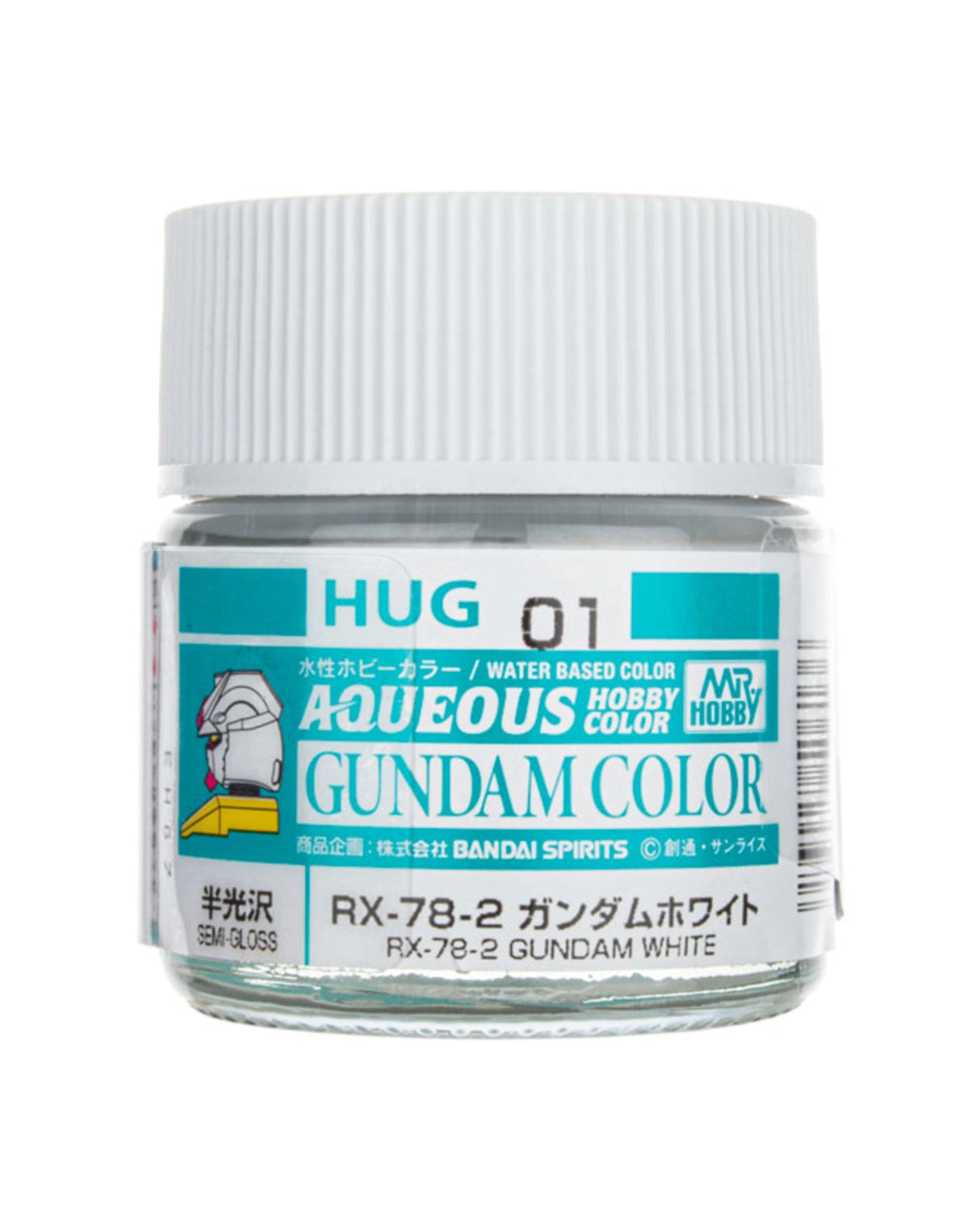 Mr Hobby Aqueous Gundam Colour - RX-78-2 - White 10ml