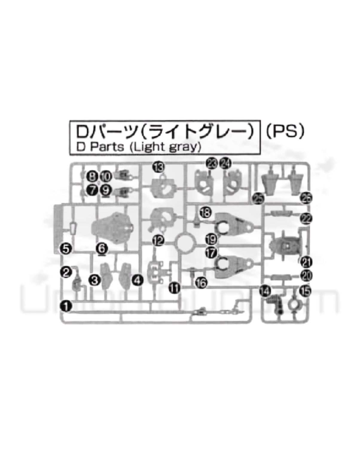 PART - FULL MECHANICS Forbidden Gundam - Runner D