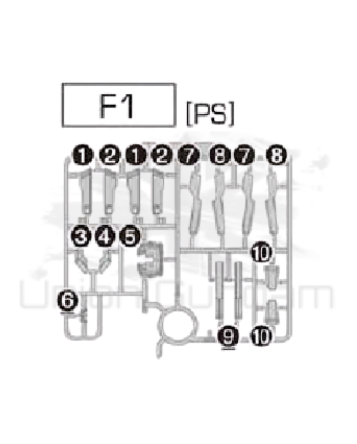PART - HG 1/144 Rising Freedom Gundam - Runner F1