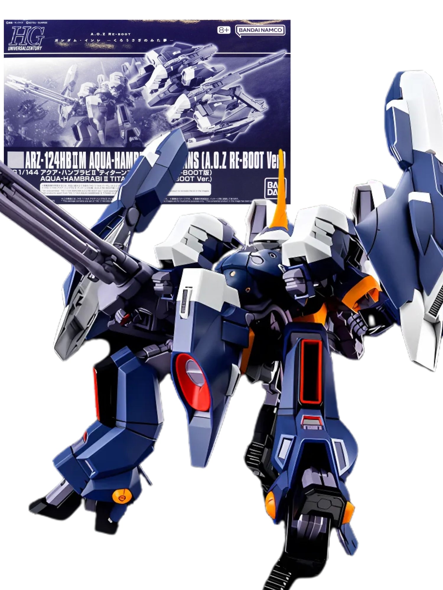 HG 1/144 Aqua Hambrabi II Titans Specification (AOZ RE-BOOT version)