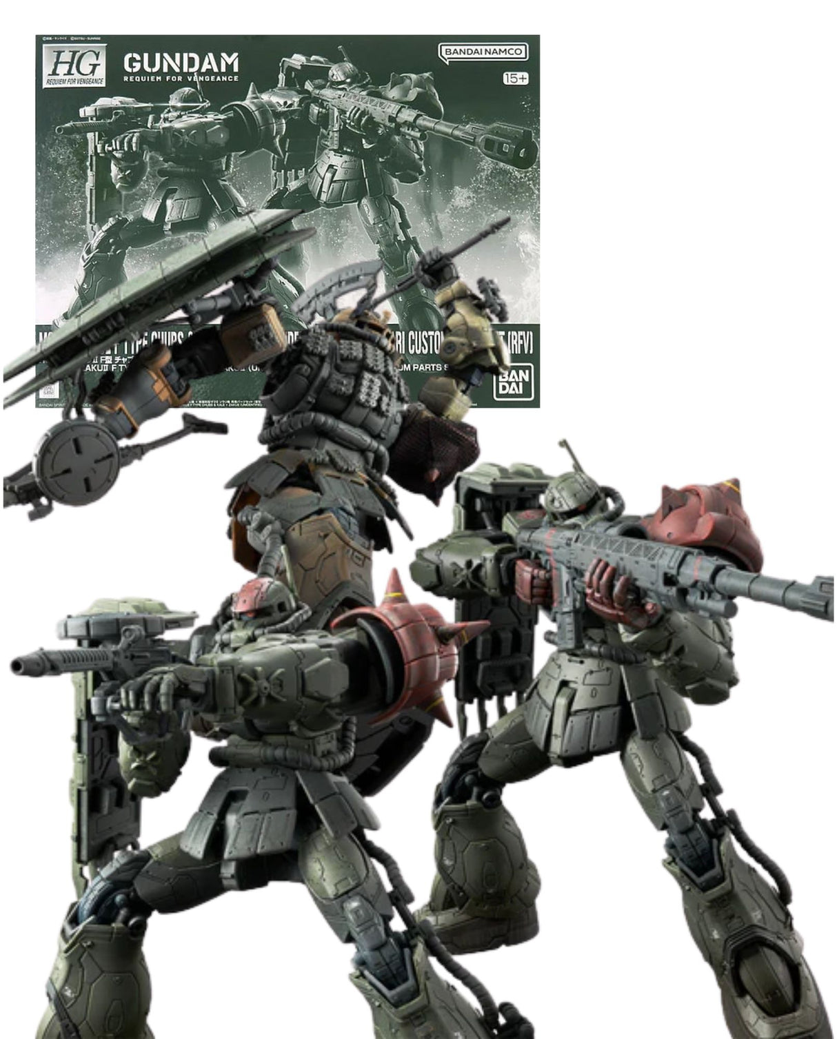 HG 1/144 Zaku II F Type Chubbs & Kale