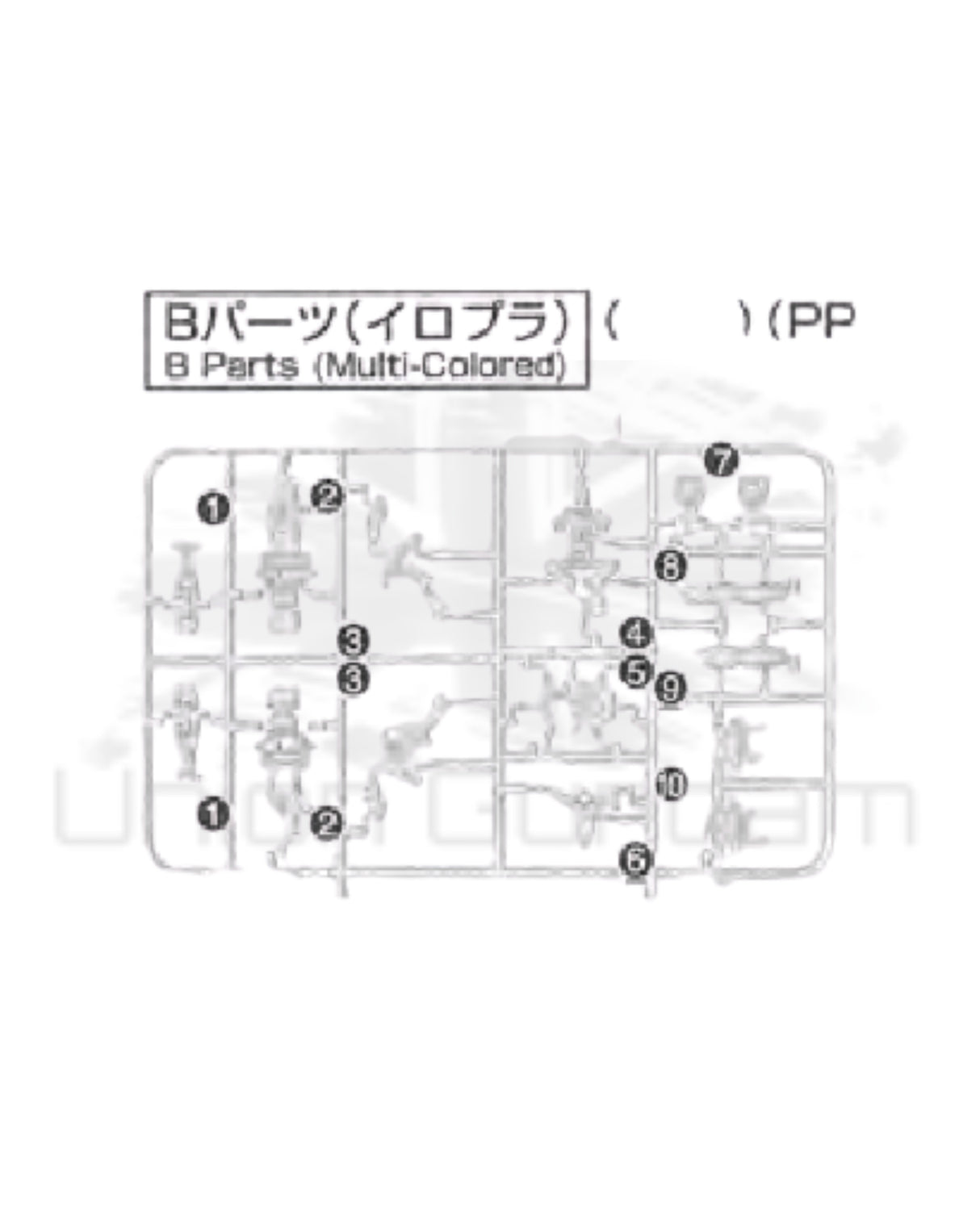 PART - RG Gundam Unicorn 1/144 - Runner B