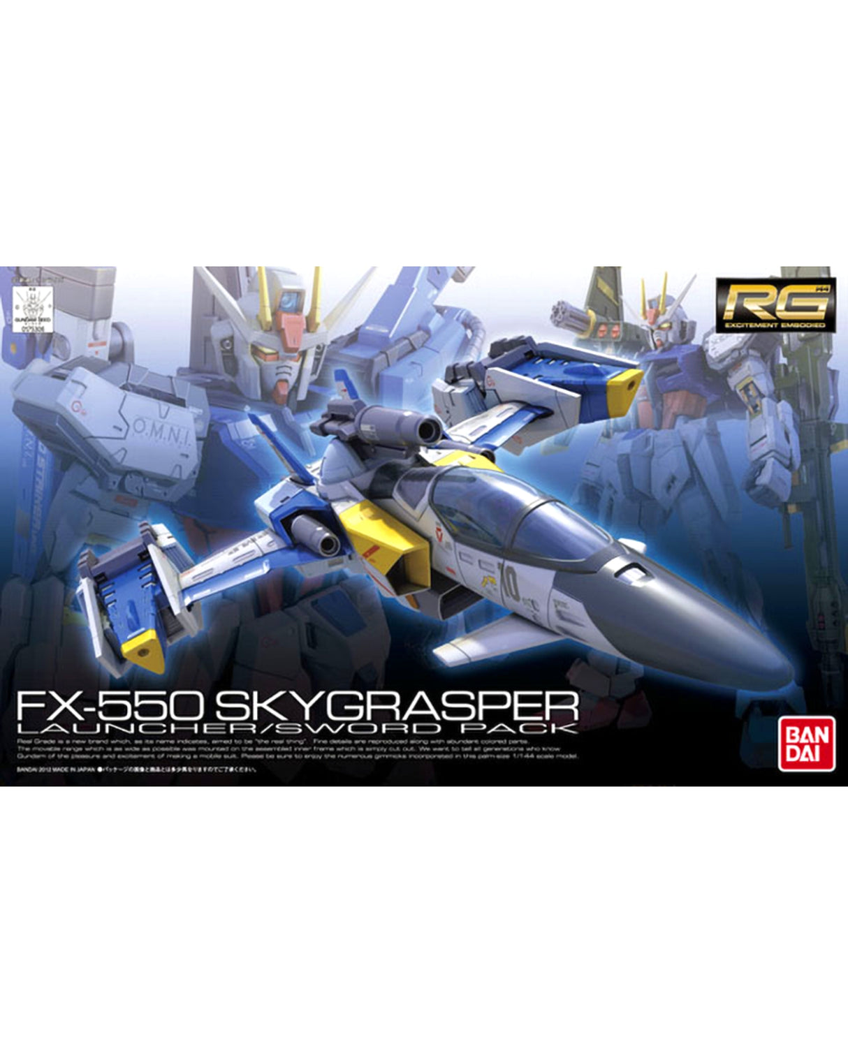 RG Sky Grasper Launcher FX550 Sword Pack 1/144