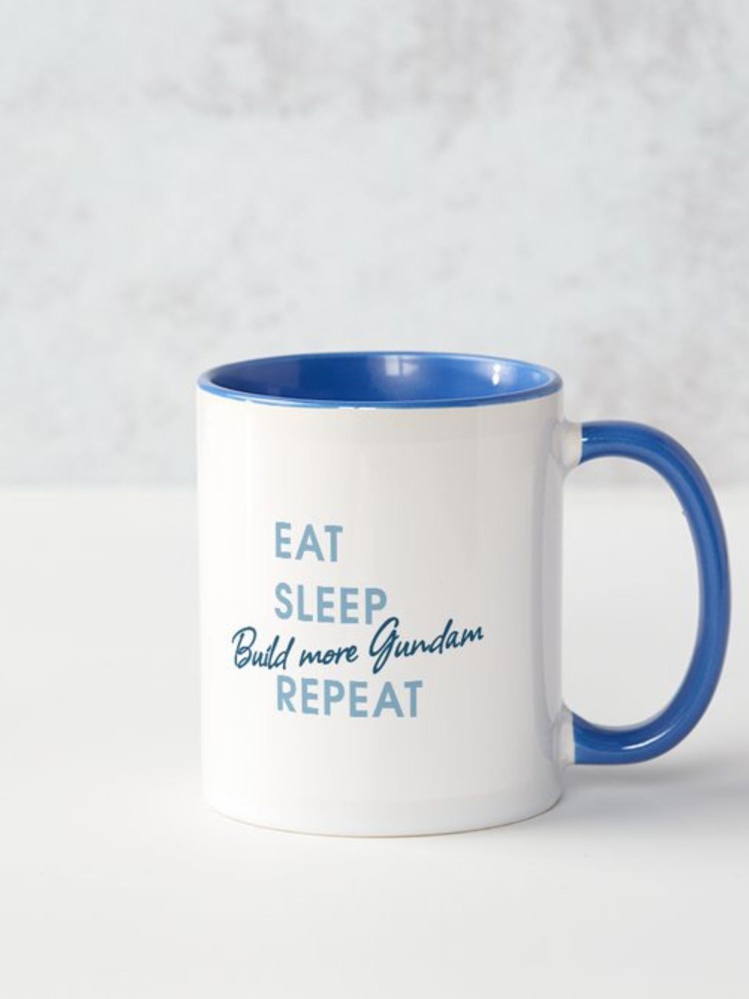 Eat, Sleep, Build more Gundam, Repeat - Mug