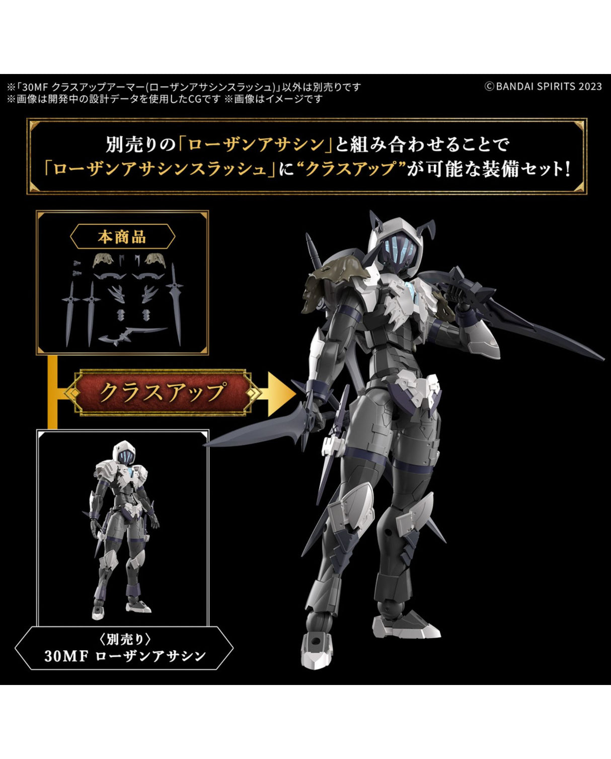 30MF Class Up Armor : Rosan Assassin Slash