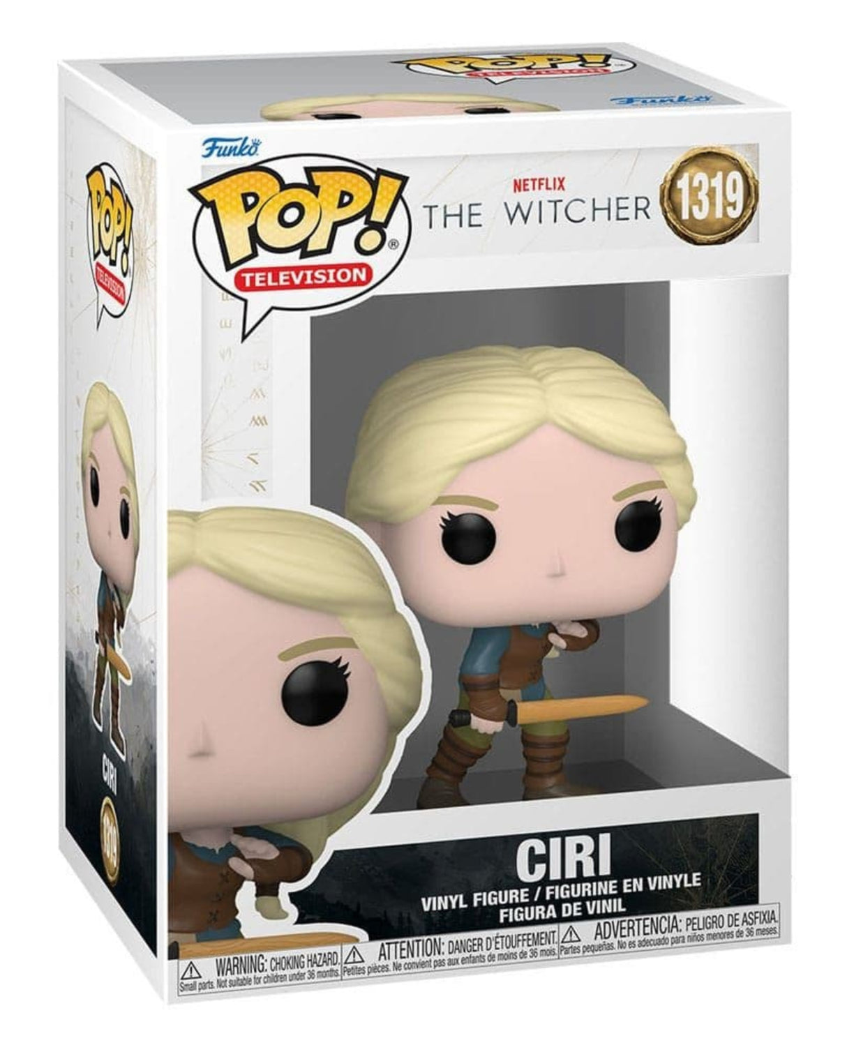 Ciri with Sword : The Witcher : Funko POP! TV Vinyl Figure 9cm