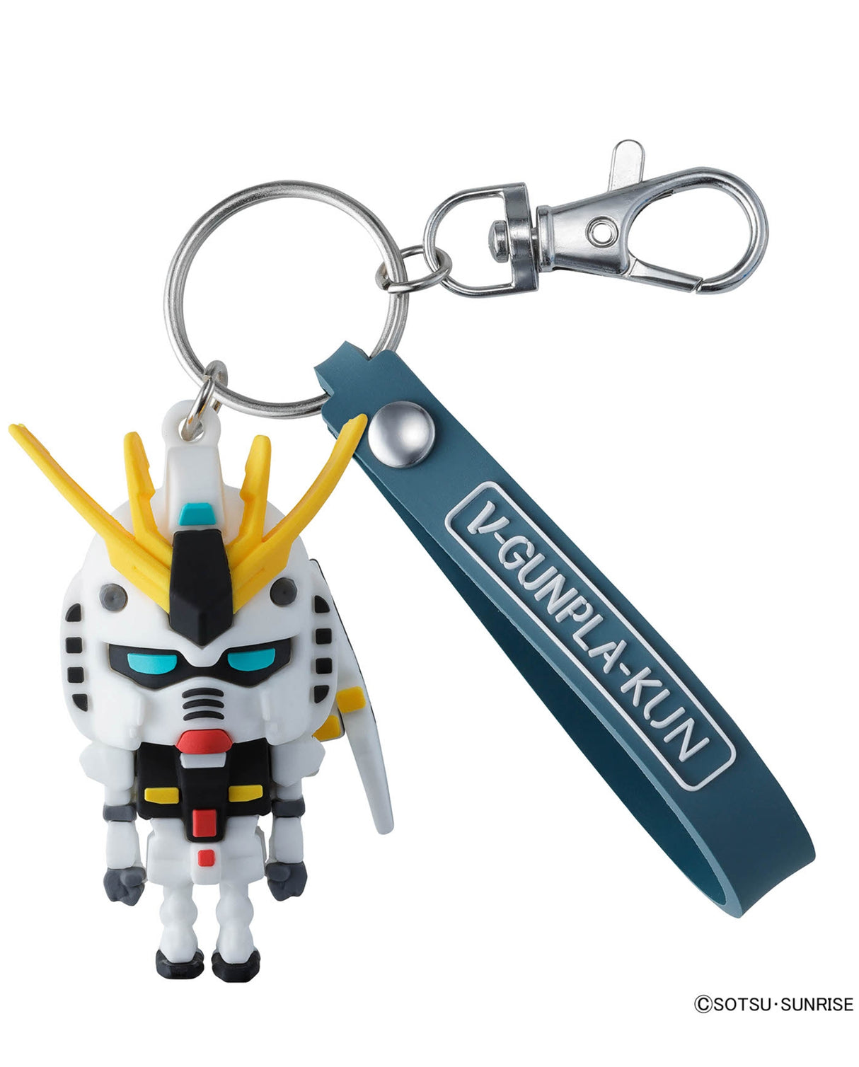 Nu Gunpla-kun 3D Rubber Mascot Keychain