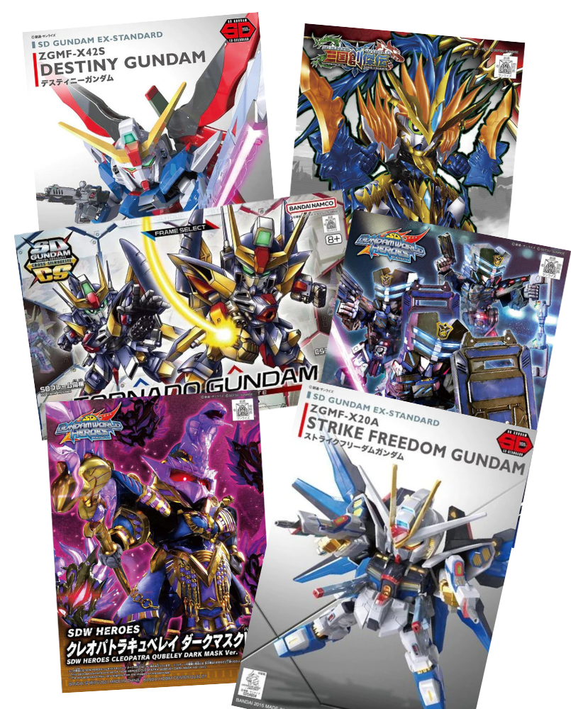 SD Gundam kit 12 Month Subscription Gift