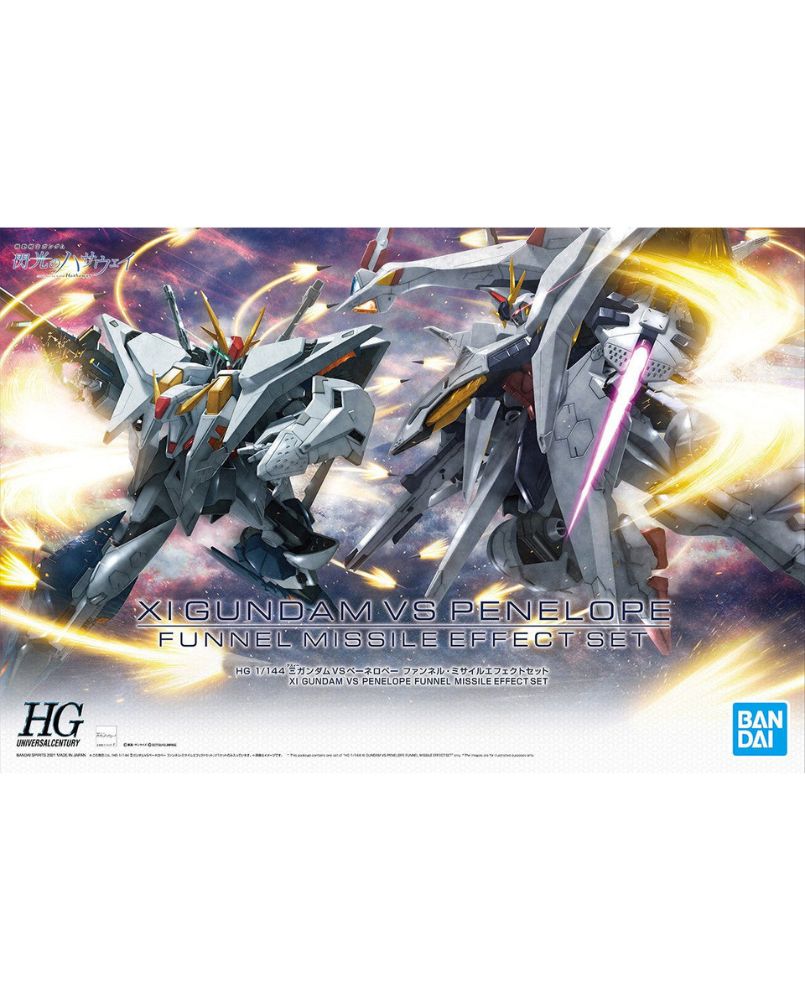 HGUC XI 1/144 Gundam VS Penelope Funnel Missile Effect Set - 2 Kit Set
