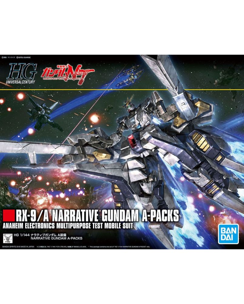 HGUC 1/144 Narrative Gundam A equipment