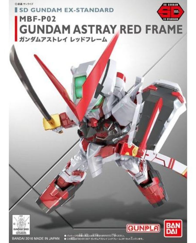 SD EX Standard 007 Gundam Astray Red Frame Damaged Box (1)