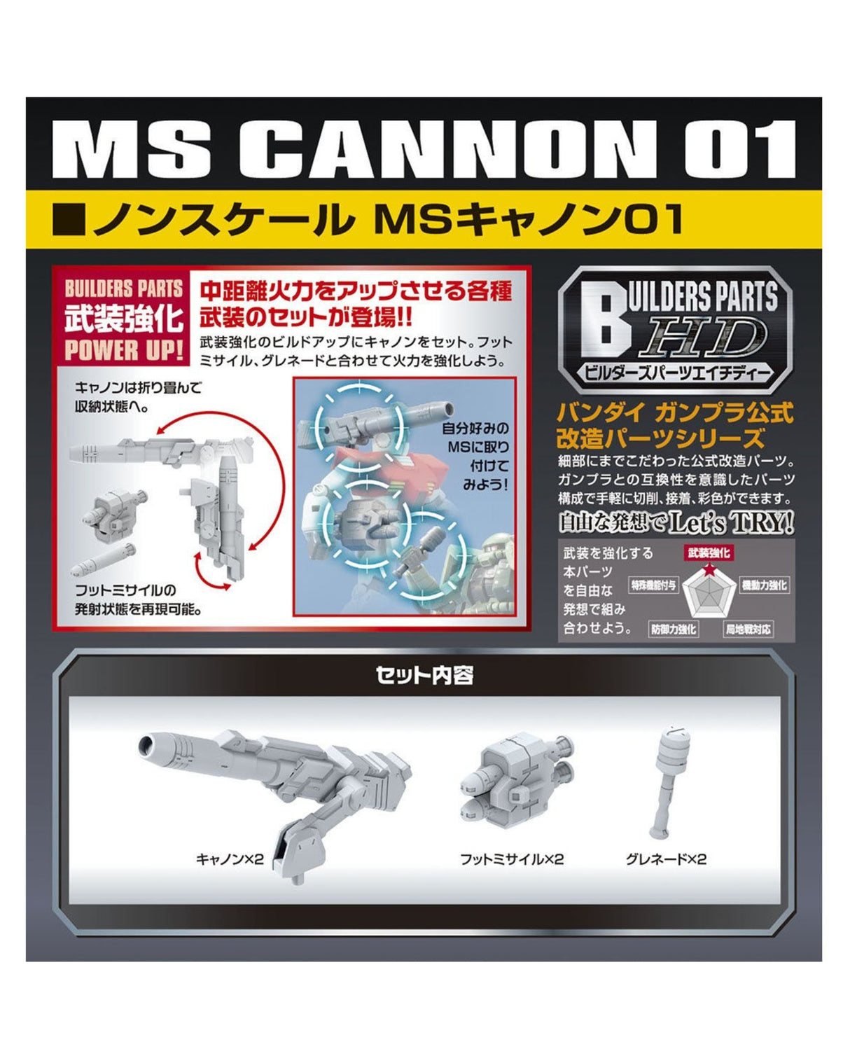 Builders Parts HD MS Cannon 1