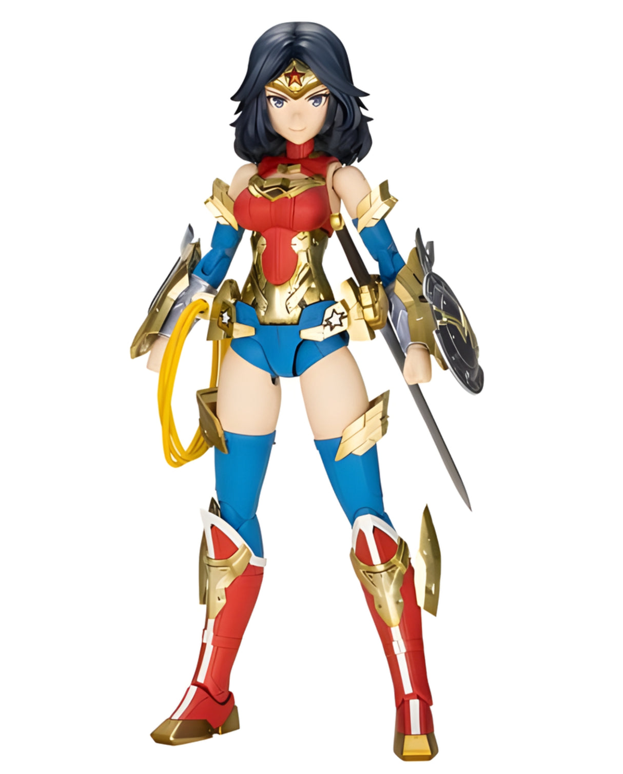 DC Comics Cross Frame Girl Plastic Model Kit Wonder Woman Humikane Shimada Ver. 16 cm