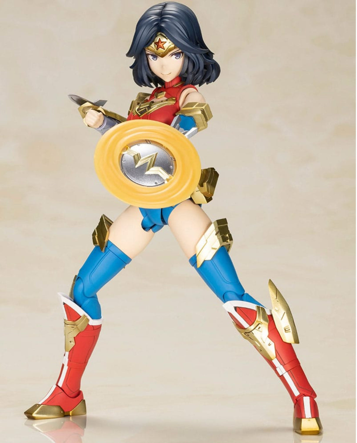 DC Comics Cross Frame Girl Plastic Model Kit Wonder Woman Humikane Shimada Ver. 16 cm Damaged Box