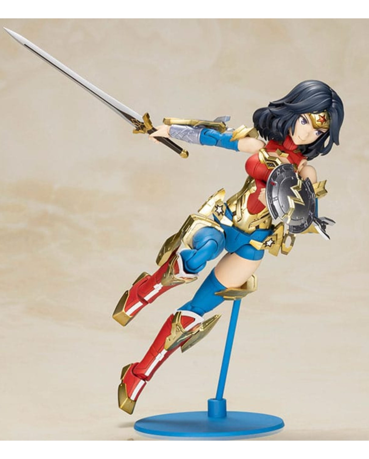 DC Comics Cross Frame Girl Plastic Model Kit Wonder Woman Humikane Shimada Ver. 16 cm