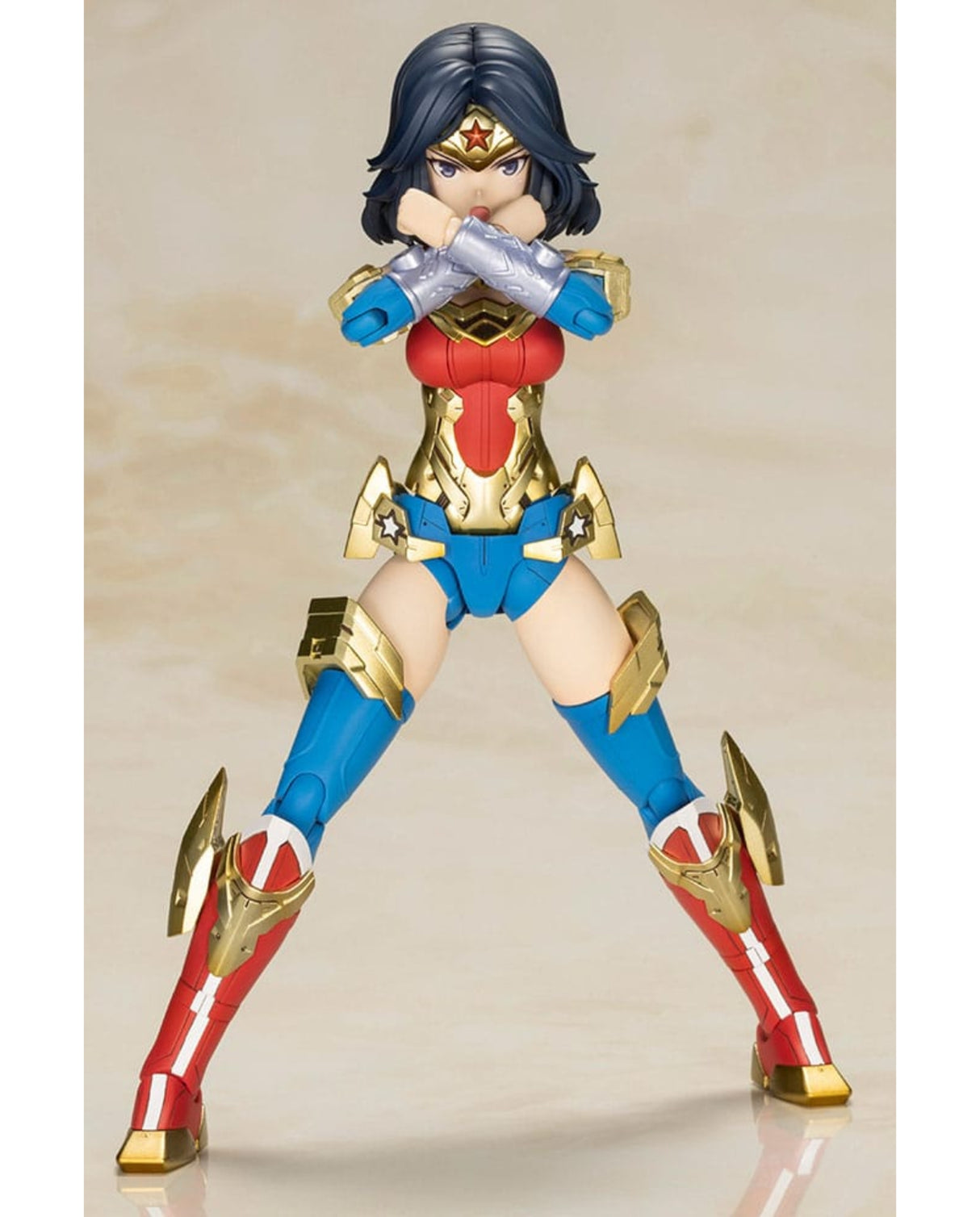 DC Comics Cross Frame Girl Plastic Model Kit Wonder Woman Humikane Shimada Ver. 16 cm Damaged Box