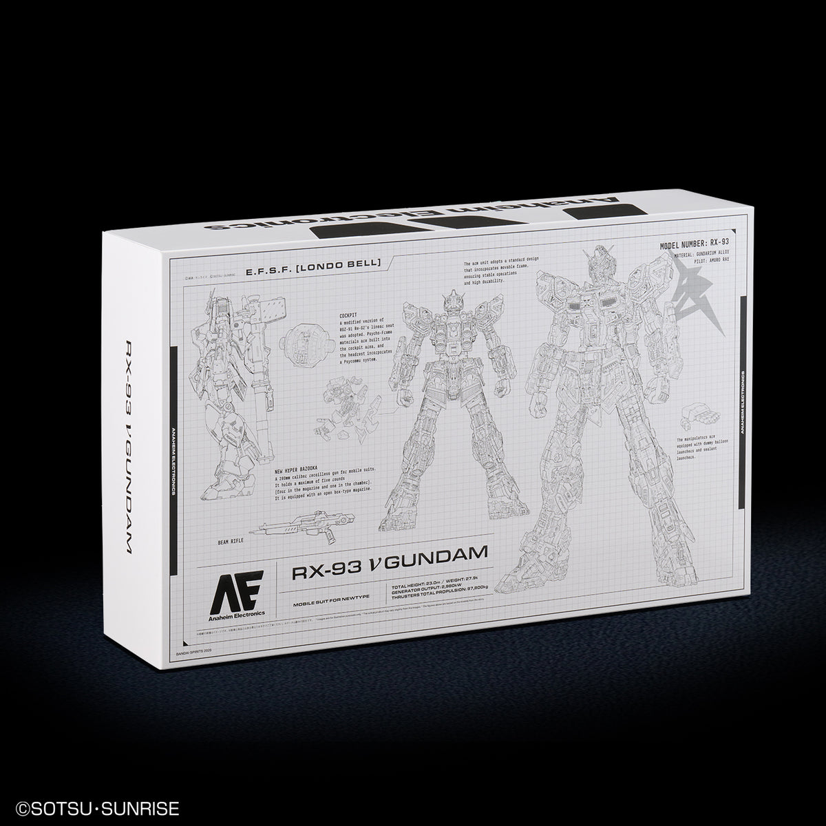 PG UNLEASHED 1/60 Nu ν Gundam