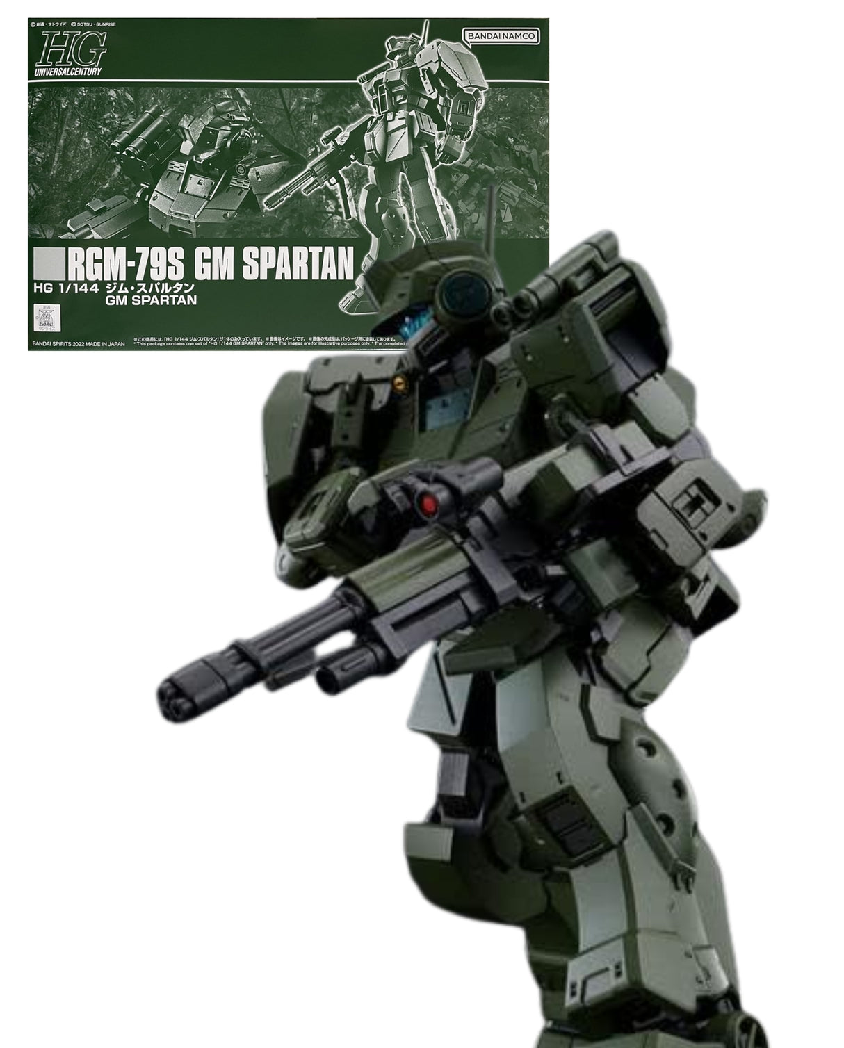 HGUC RGM-79S GM Spartan - Premium Bandai
