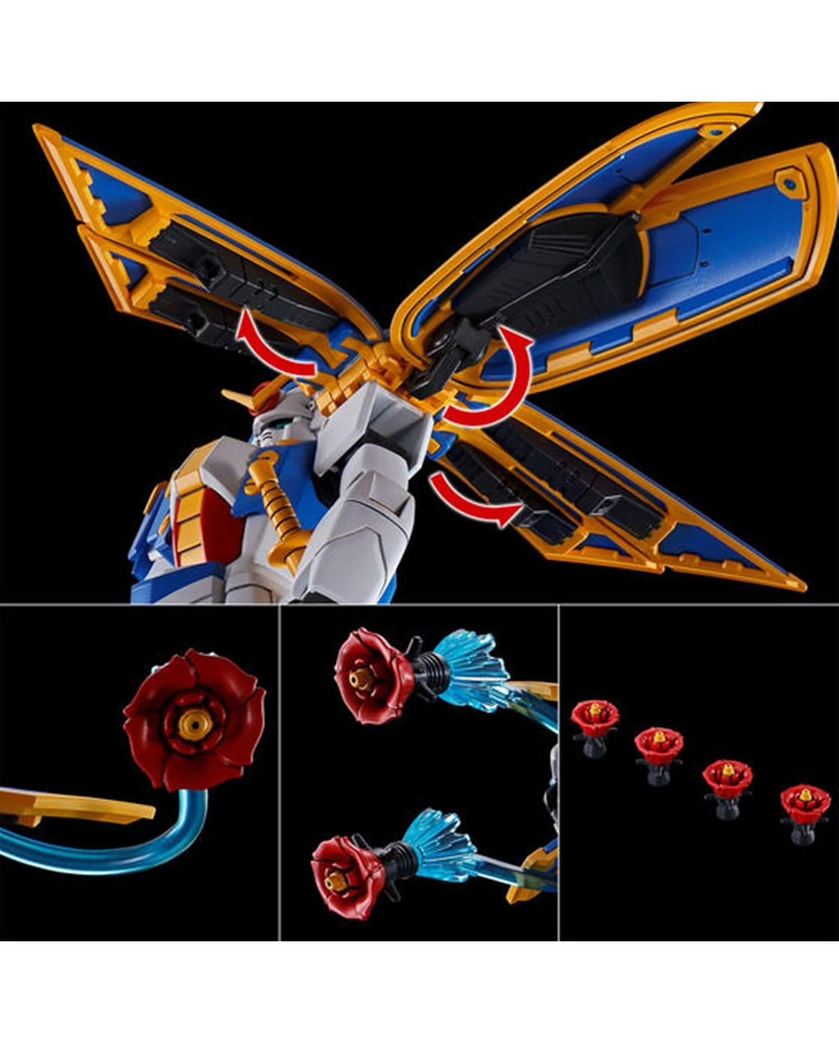 HG GF13-009NF Gundam Rose - Premium Bandai