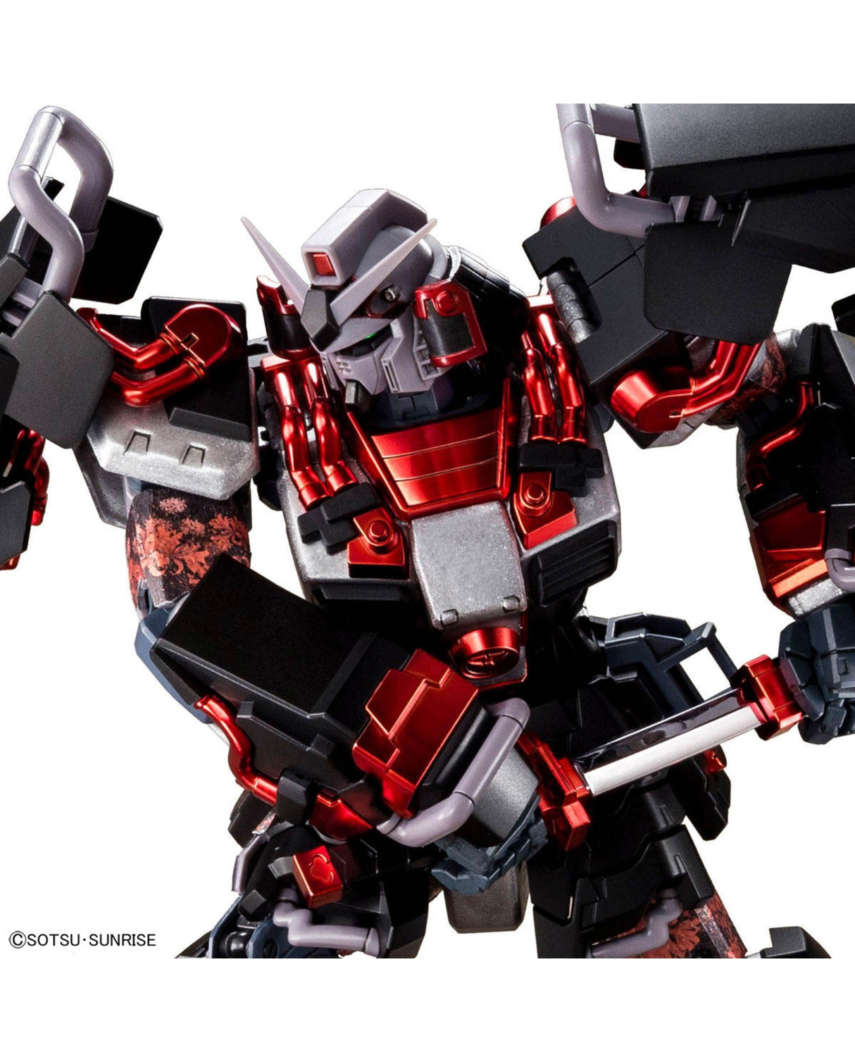 MG 1/100 Shin Musha Gundam Sengoku No Jin Black Robe P-Bandai- Damaged Box (1)