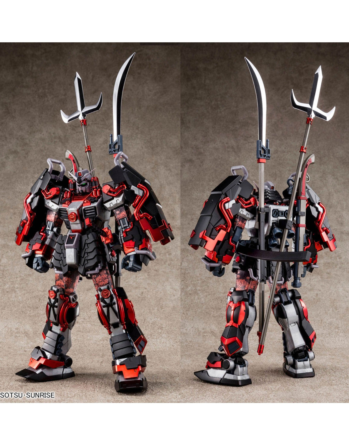 MG 1/100 Shin Musha Gundam Sengoku No Jin Black Robe P-Bandai- Damaged Box (1)