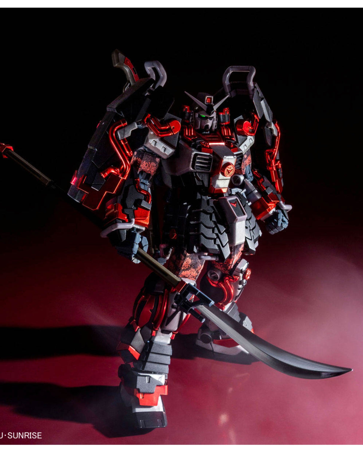 MG 1/100 Shin Musha Gundam Sengoku No Jin Black Robe P-Bandai- Damaged Box (1)