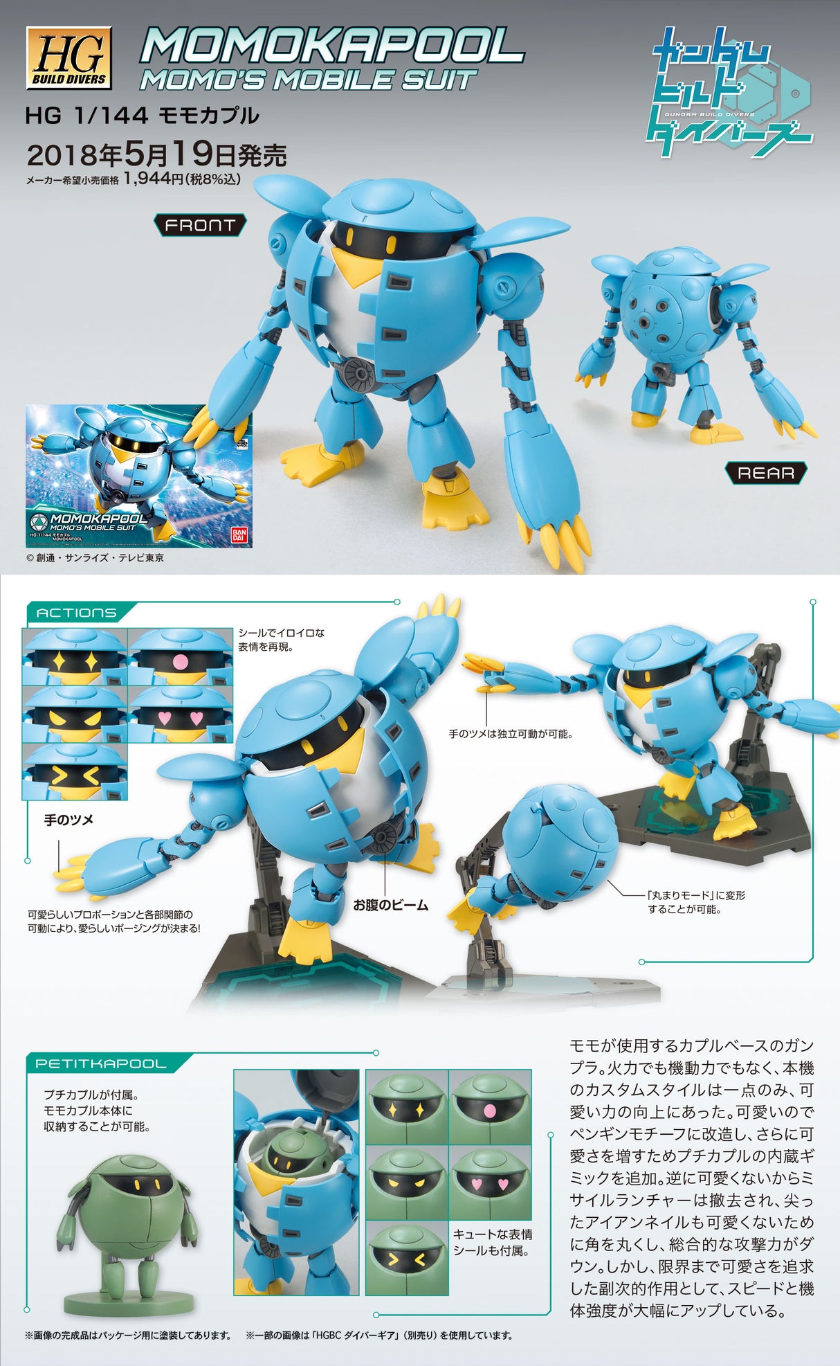 HGBD 1/144 Momokapool