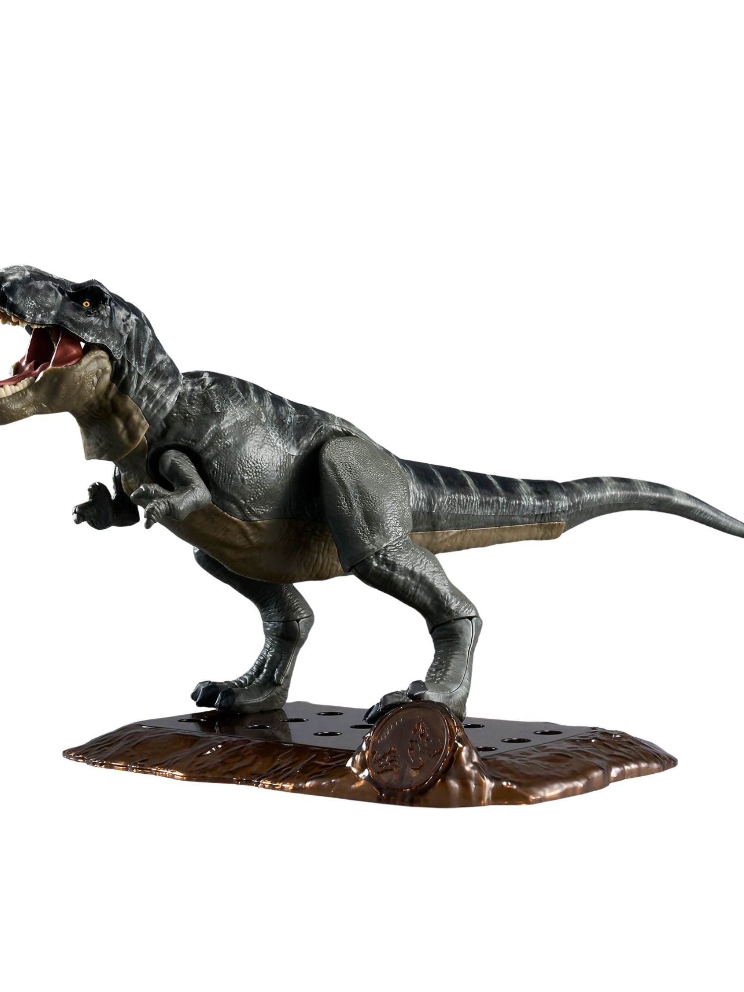 Dinosaur toy figure on a white background