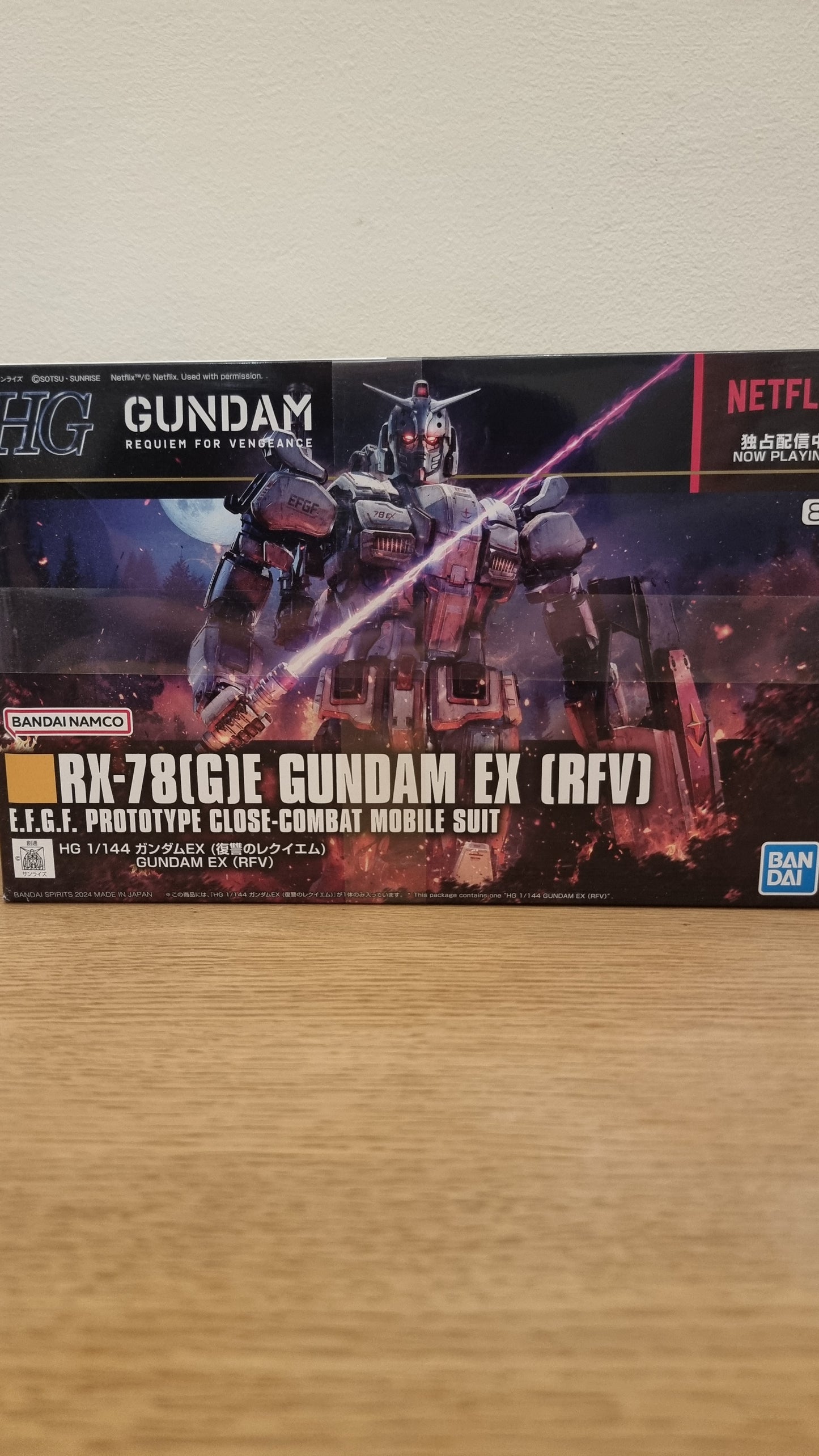 HG 1/144 Gundam EX (Requiem of Revenge) - Damaged Box (1)