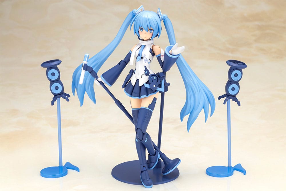 Frame Arms Girl x Hatsune Miku Frame Music Girl Snow Miku Another Color Version