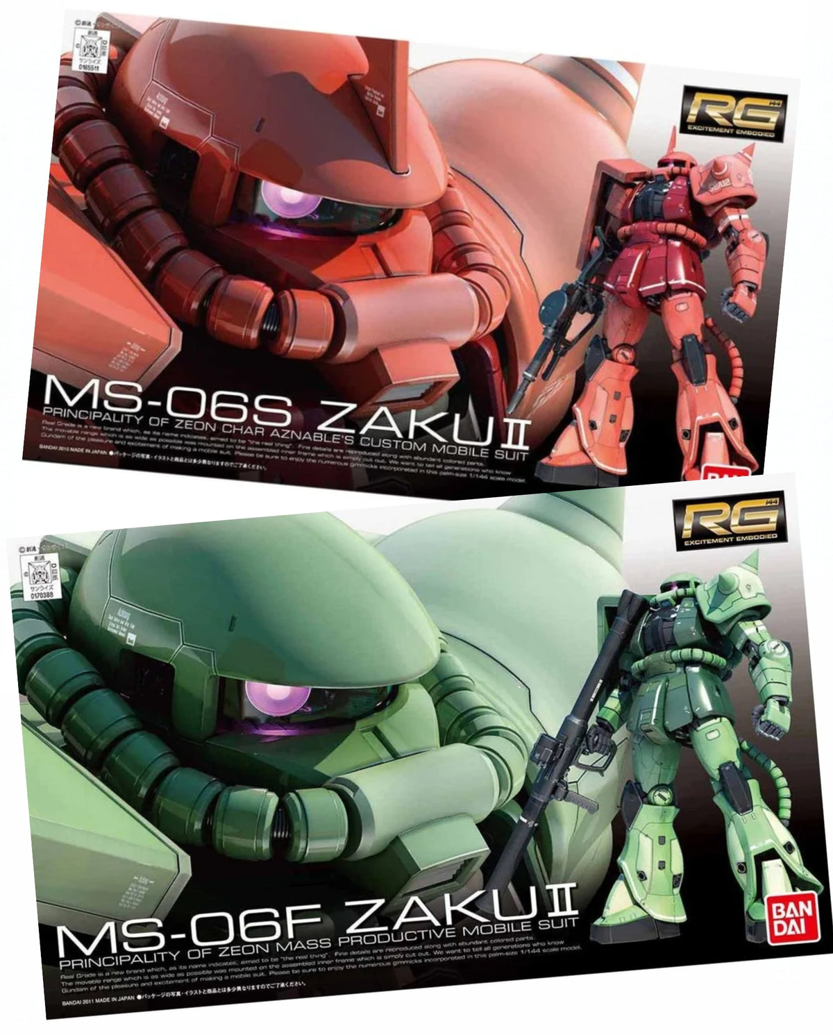 Zeon Ace & Army : RG Zaku 2 Kit Bundle