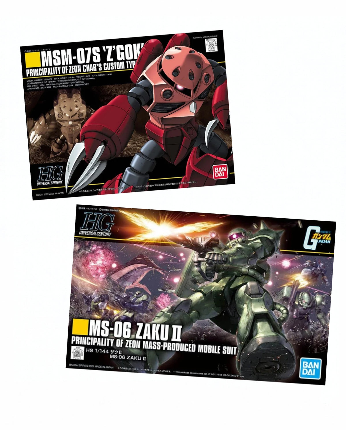 Zeon Assault Team : 2 HG Kit Bundle
