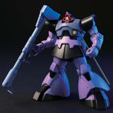 Mechanical robot model with purple and blue color scheme on a dark background