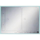 Action Base 6 Clear Mirror Stickers Set