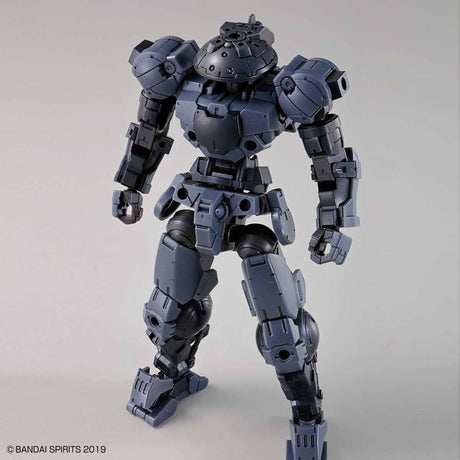 Mechanical robot model on a gray background with Bandai Spirits logo.