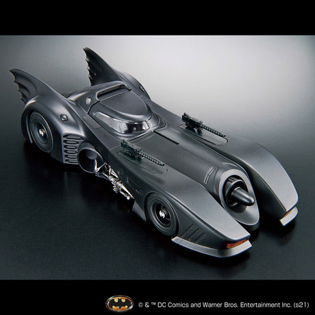 Model of the Batmobile on a dark background