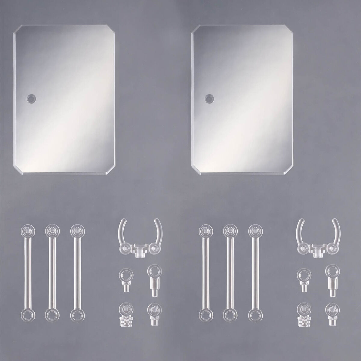 Action Base 6 Clear Mirror Stickers Set