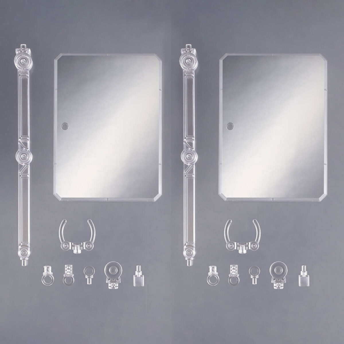 Action Base 7 Clear Mirror Stickers Set