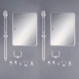 Action Base 7 Clear Mirror Stickers Set