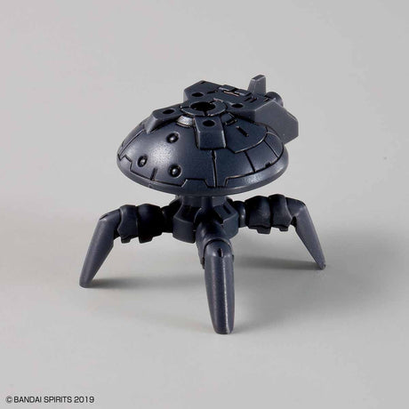 Black model kit on a gray background with Bandai Spirits logo.